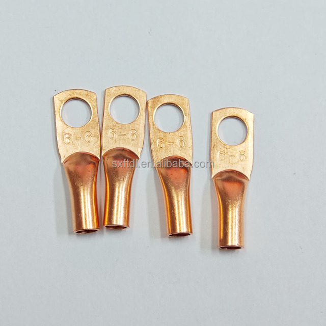 Wholesale DT Series Copper Lug Connectors and Cable Terminal Crimp Terminal Copper Cable Lug