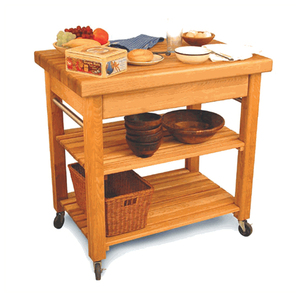 Tavolo da cucina in legno massello di betulla con <span class=keywords><strong>ruote</strong></span> - Product Image 6