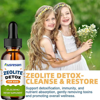 SPL OEM Zeolite Liquide Naturel Détoxifiant Nettoyant Santé Intestinale et Immunitaire Supplément Vitaminique Clinoptilolite Gouttes Détoxifiantes au Zeolite pour Enfants