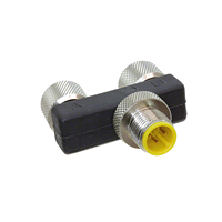 Répartiteur d'actuateurs de capteur Lumberg ASBS 2 M12-S2326 authentique, 4 broches mâle vers 2x 4 pôles femelle, IP67 PUR, 250V 4A