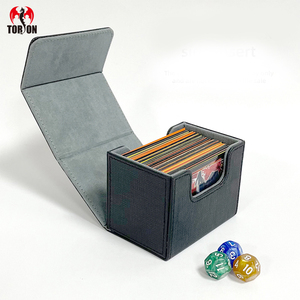 Torson PU 80 + thay thế Thẻ boong hộp cho TCG Bộ sưu tập lưu trữ cho giao dịch Hội Đồng Quản trị trò chơi hộp lưu trữ hộp boong hộp với 2 ngăn - Product Image 1