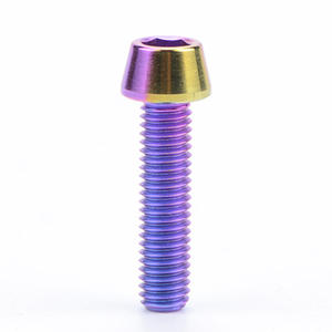 Tornillo de Titanio TITST M5 X 16 18 20 25 30 35 40 45 50 55 60 mm, Tornillo de Cabeza Cónica con Llave Allen para Tija de Bicicleta y Tija de Sillín - Product Image 4