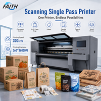 Mesin Pencetak Karton Resolusi Tinggi Faith, Mesin Pengkodean Inkjet Otomatis untuk Kemasan E-Commerce