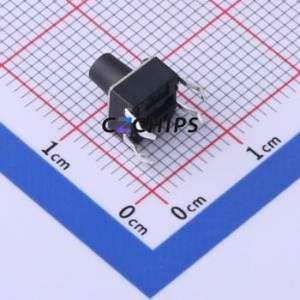 TS-1095PD-A8B2-D2 Tactile Switch Through hole-4P,6x6mm Switch Single Pole Single Throw Round Button 1.8N Through Hole - Product Image 2