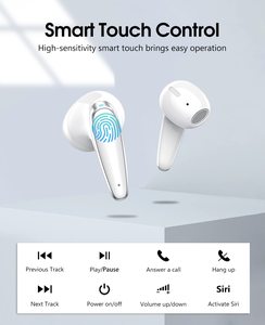 Auricolari Bluetooth TWS BX18 Personalizzati <span class=keywords><strong>AMA</strong></span>, Vendita al Dettaglio, con Cancellazione del Rumore ENC, Chip JL, Impermeabili IPX5, Cuffie Wireless - Product Image 5