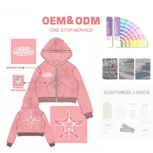 Ensemble de sweat à capuche en coton personnalisé de haute qualité pantalon de survêtement décontracté pour femmes et ensemble de survêtement pull-over confortable - Product Image 2