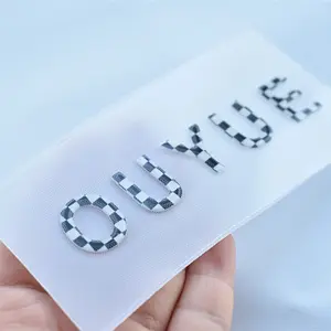 Impressões de logotipo de silicone personalizado para colocar em panos, etiqueta de transferência de calor com cola de marca, logotipo de silicone personalizado em tamanho 3D para roupas