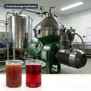 Ruwe glycerine schijfstackcentrifuge separator MONG onzuiverheden biodiesel industrie 4,5-37kW vermogen 500-25000 doorvoercapaciteit - Product Image 3
