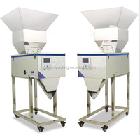 Machine de pesage et de remplissage semi-automatique pour sachets de café, de thé, de poudre, de 100 à 5000 g
