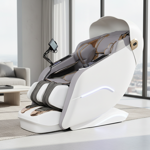 Hochwertige 4D-Jade-Kern-Massagesessel mit Schwerelosigkeitsfunktion, Ganzkörper-Airbag-<span class=keywords><strong>Massage</strong></span>, Fußreflexzonenmassage, Beheizter Rücken- und Lendenwirbelsäulenmassage, Intelligente KI - Product Image 1