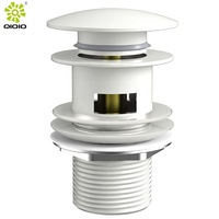 Bonde de lavabo G1" 1/4 avec siphon et trop-plein pour salle de bain