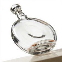 Botol Kaca Kosong Bentuk Khusus Premium 375ml 500ml Jernih Seperti Kristal untuk Vodka, Liquor, Gin, Rum