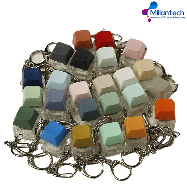 Special Editio Giveaways 4 Keys Fidget Keyboard Keychain Wedding Favors Bridal Party Gifts Keyboard Fidget Keychain Light Up 3x3