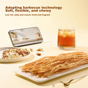 وجبات خفيفة من المأكولات البحرية، منتجات السوريمي، حرير السمك، قليل الدسم، غني بالبروتين، من أعماق البحار، جاهز للأكل، وجبات خفيفة من السمك بالجملة، وجبة خفيفة من السمك حارة - Product Image 4