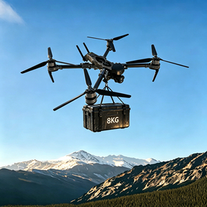 15 Inch Z15D FPV cargo Drone Payload 8kg Drone Long Range AI GPS professional 4K Night Vision RC full set 10km FPV drone - Product Image 1