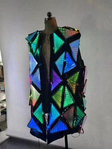 Costume de scène miroir color-block personnalisé pour homme, idéal pour Noël, Halloween, <span class=keywords><strong>mariage</strong></span>, spectacle de bar - Product Image 3