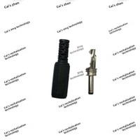 ZX En stock Connecteur d'alimentation DC mâle à souder, prise d'alimentation à trou rond, adaptateur de charge DC en PBT/cuivre