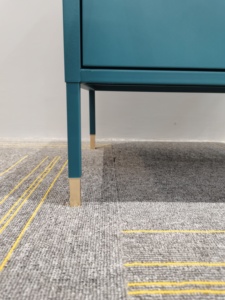 Muebles Huadu, Mesa de Noche de <span class=keywords><strong>Metal</strong></span> para Dormitorio o Sala de Estar, Gabinete de Almacenamiento Pequeño para el Hogar, Mesa Auxiliar de Acero con Patas - Product Image 5