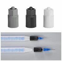 Adaptateur de buse de mélange dynamique industriel en plastique avec connecteur Luer Lock pour distributeur et mélangeur statique