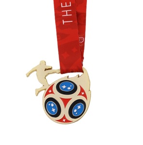 Medaglia di Arm Wrestling 3d in metallo con finitura personalizzata di alta qualità - Product Image 1