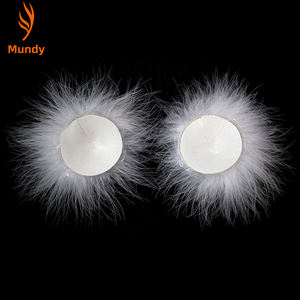 Cache-tétons en silicone pour femmes, coussinets de soutien-gorge en fourrure, autocollants adhésifs réutilisables pour les seins, produits sexuels pour couples, jeux pour adultes, produits de flirt pour femmes - Product Image 5