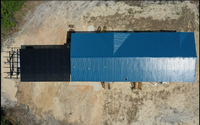 Auvent solaire à quatre poteaux en acier galvanisé à chaud, résistant au vent, pour parking domestique, CE CHIKO, personnalisé OEM
