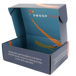 Custom high quality big size double-sided printing shipping box corrugated mailer box with logo