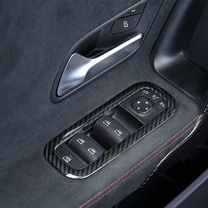 Phụ kiện độ tay nắm cửa nội thất sợi carbon thật cho A-Class AMG CLA - Tình trạng mới, phù hợp - Product Image 3