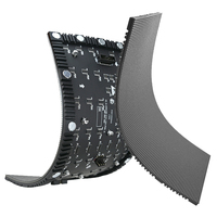 Film transparent p1.25p1.536 p1.86 P3 module LED flexible patch module d'affichage LED flexible intérieur petit espacement mur d'épissage