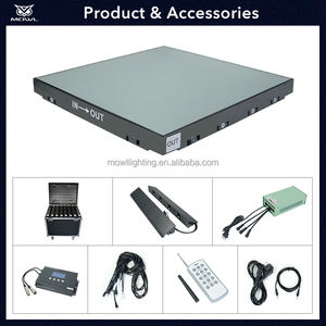 MOWL Manyetik Kablosuz Taşınabilir Dans Pisti Işığı RGB 3D Sonsuz Parti Sahne LED Dans Pisti Işığı Düğün Parti Sahnesi için Aydınlatmalı - Product Image 3