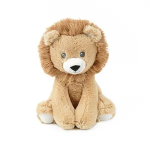 Toptan 30cm boy açık kahverengi sevimli aslan dolması ve peluş oyuncaklar