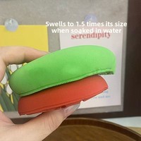 Éponge-coussin en forme de goutte JLY, compressible, en polyuréthane hydrophile, ne retient pas la poudre, épaisse, robuste et douce pour la peau
