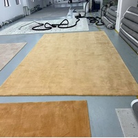 Tapis de haute qualité fait main, design unique, couleur marron ou gris, pour chambre à coucher ou salon
