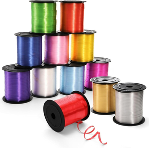 Ruban en plastique ondulé de 250 yards, biodégradable, pour Pâques, joyeux anniversaire, Halloween, Nouvel An, mariage, fête - Product Image 1