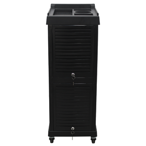 Plastic Kappersgereedschapskar Afsluitbare Kapsalon <span class=keywords><strong>Trolley</strong></span> Kar Voor Schoonheidssalon - Product Image 2