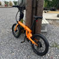Vélo électrique pliable 36V 250W 20 pouces 7 vitesses Batterie au lithium 10.4Ah Écran LCD Vélo de ville électrique en alliage d'aluminium