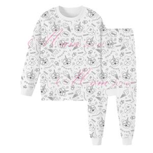 Pijamas Graffiti Pijamasホワイトパジャマ子供向けカラーパジャマ,Cotton Marker Diy Kids Pajamas - Product Image 2