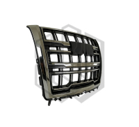 Grille de pare-chocs avant ABS de haute qualité 84835786 pour GMC Yukon AT4 2021-2024 Chrome Noir Bicolore Pièces extérieures automobiles