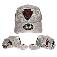 Cappelli Personalizzati con Ricamo 3D, Cappellini Chucky Originali Neri con Visiera Curva, Berretto Dandi a 5 Pannelli Regolabile, Cappelli da Baseball Chucky