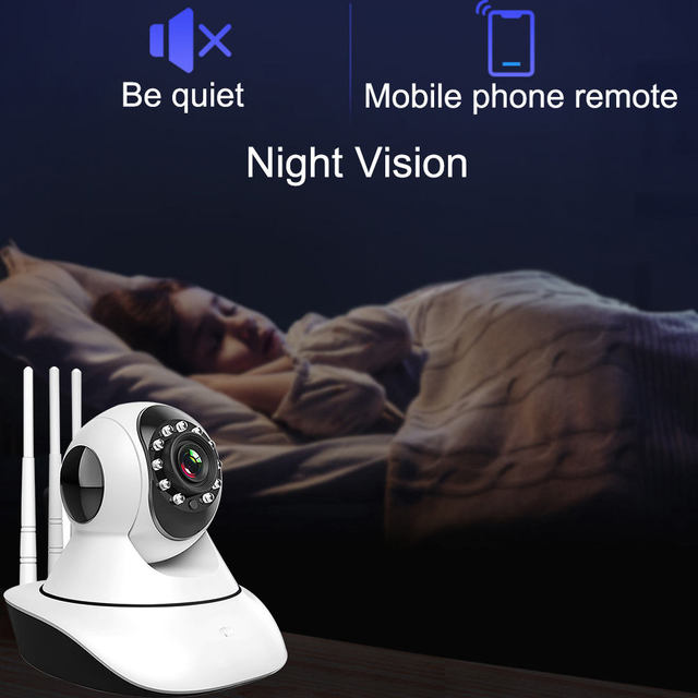 1080P WiFi Security Camera 140 Wide Angle Wireless CCTV HD CMOS Smart Home Video Monitoring Baby Pet Two Way Audio Cloud New