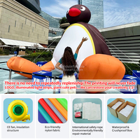 Modèle gonflable pingouin personnalisable pour affichage commercial pour les expositions d'art fêtes fournitures de fête publicité gonflables