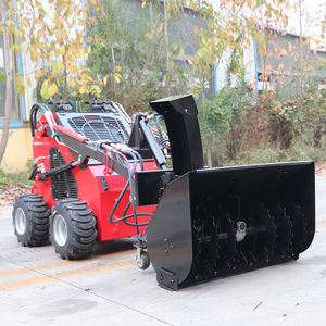 Mini Cargadora Compacta de Invierno con Control Remoto, Cargadora Frontal con Motor de Gasolina, Tracción por Orugas, Alto Momento de Carga, PLC, Motor Portátil con Rodamientos - Product Image 1