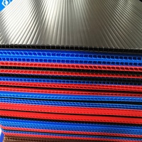 Feuille creuse en PP plastico polipropilen petek coroplast board akylux feuille creuse en PP pour la protection de la surface du sol