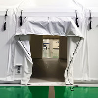 Tente BC gonflable portable en PVC pour l'extérieur, quatre saisons, style européen, durable, spacieuse, en matériau Drop Stitch, pour secours en cas de catastrophe, installation rapide