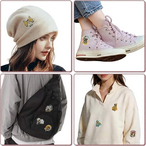 Custom Color Embroidery Patches High Quality <b>Iron</b> <b>On</b> Fabric Badges Fashion Chenille Patches for Clothing Hats Jackets Jeans Bags - Product Image 1