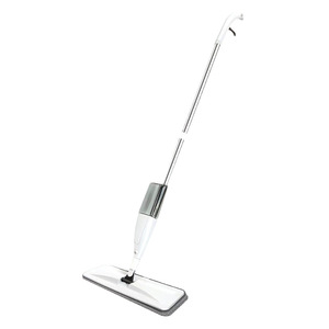 <b>Flat</b> <b>Mop</b> For Tiles And Wood Floors Rotating Head Wet Dry Use Hands Free Easy Store - Product Image 4