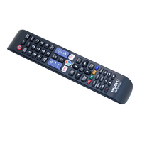 Control Remoto Universal Inteligente HUAYU para Televisores Samsung AA59-00594A UE43NU7400-2, Batería AAA, 4 Botones, Material ABS, Código Fijo