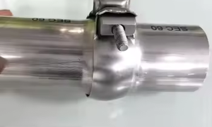 Colliers de serrage pour tuyaux d'échappement en acier inoxydable, acier et aluminium de qualité supérieure, robustes, à boule et à douille - Product Image 6