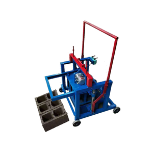 Machine à fabriquer des briques creuses, petite pondeuse mobile, machine manuelle à fabriquer des blocs de ciment - Product Image 1