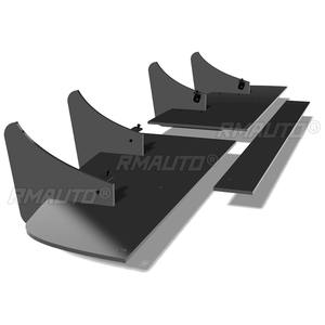 Per Renault <span class=keywords><strong>Zoe</strong></span> 2013-2015: Kit Carrozzeria Diffusore Labbro Paraurti Posteriore, Protezione Paraurti, Accessori <span class=keywords><strong>Auto</strong></span> - Product Image 6